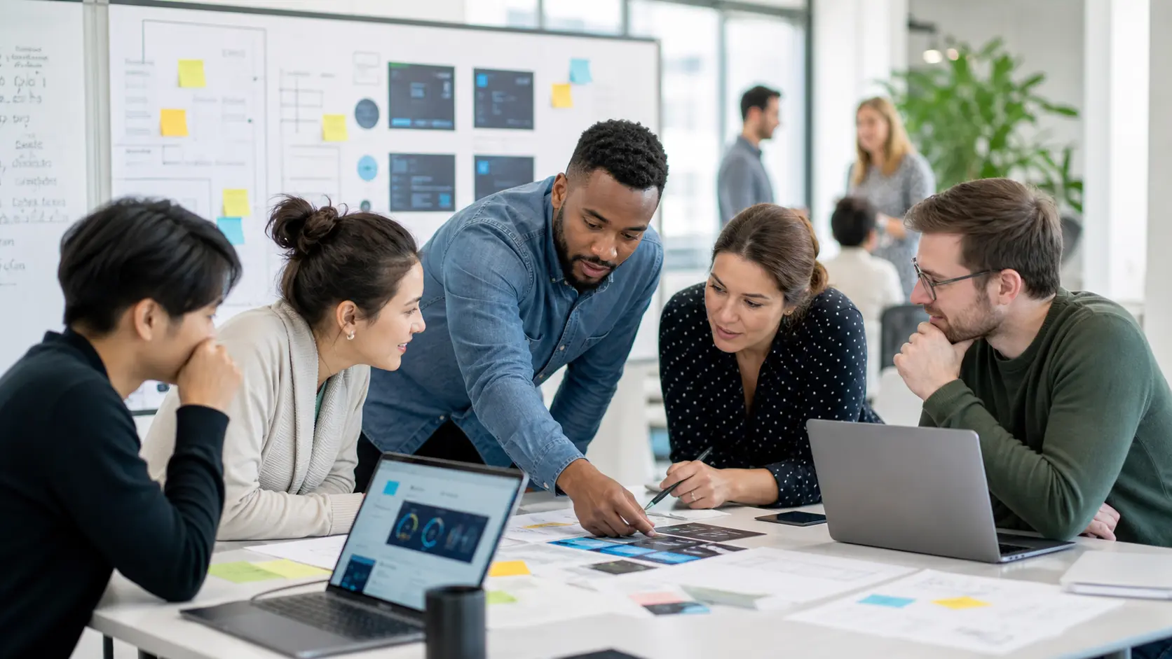 Team learning together across software prototypes, research, and implementation notes