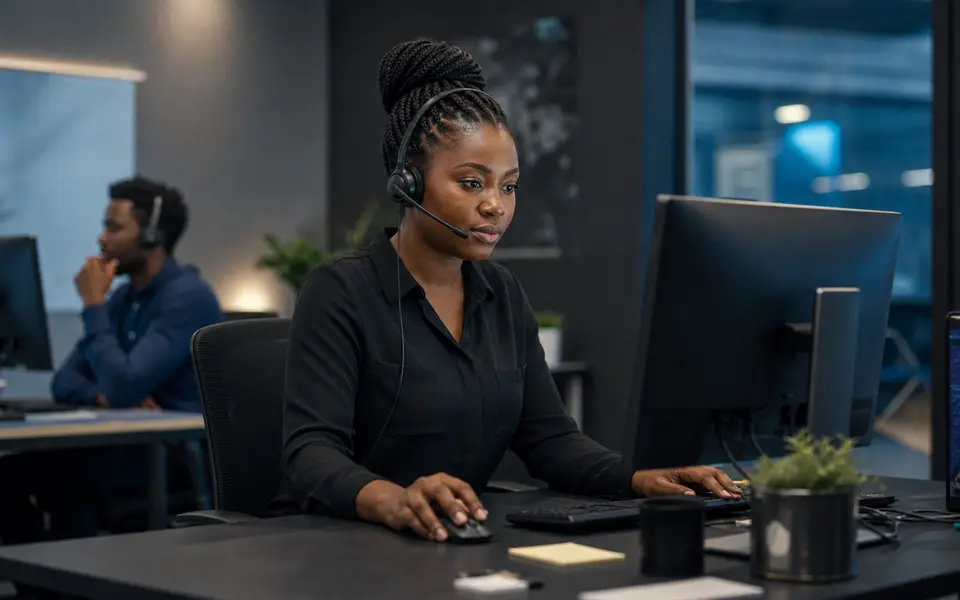 Support operators coordinating live message queues and accountable handoffs