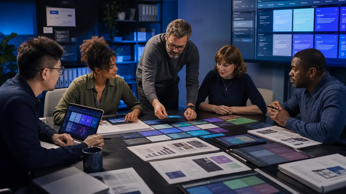 Curriculum designers organizing modular AI learning materials across formats