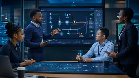 Operations learners designing monitored AI workflows with approval and recovery checkpoints.