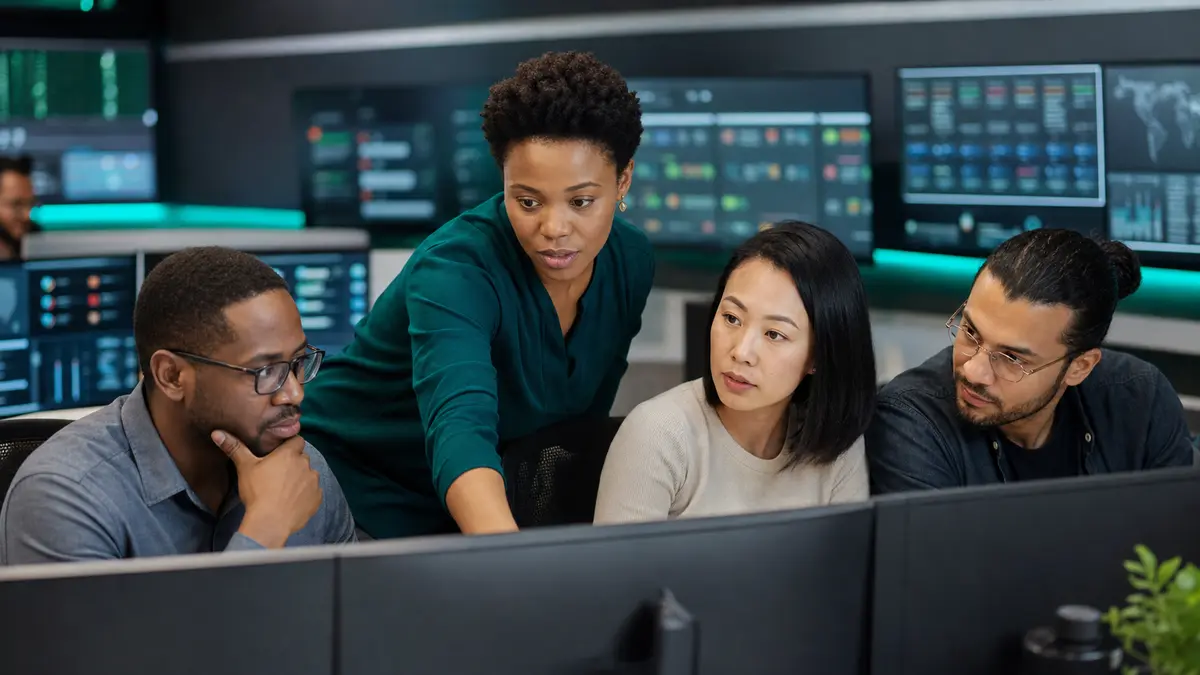 Customer operations team coordinating live conversations and follow-up